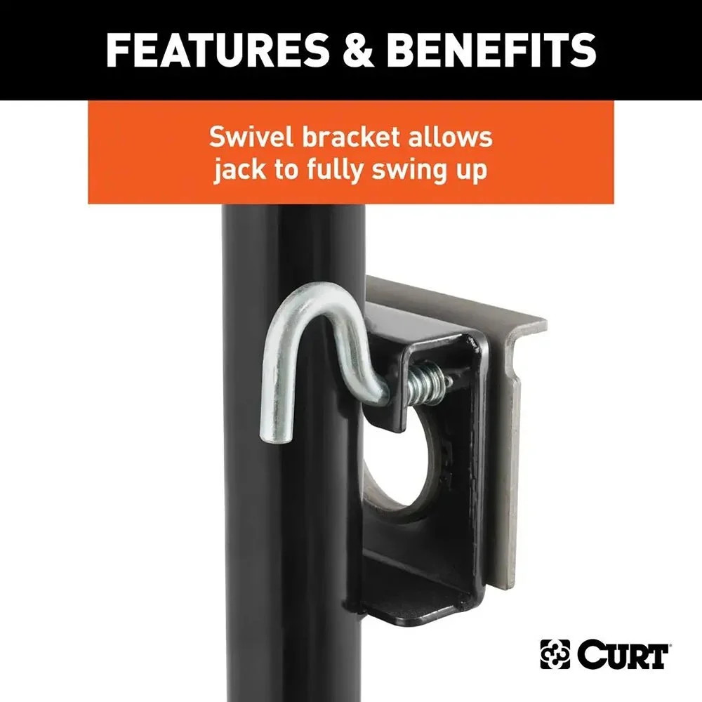 CURT 28302 Bracket Mount Sidewind Swivel Jack