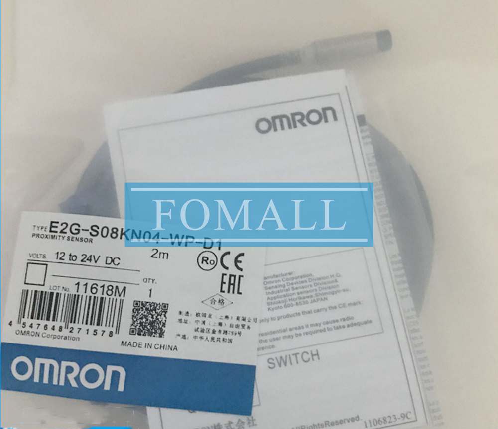 1Pcs New Proximity switch sensor E2G-S08KN04-WP-D1 2m