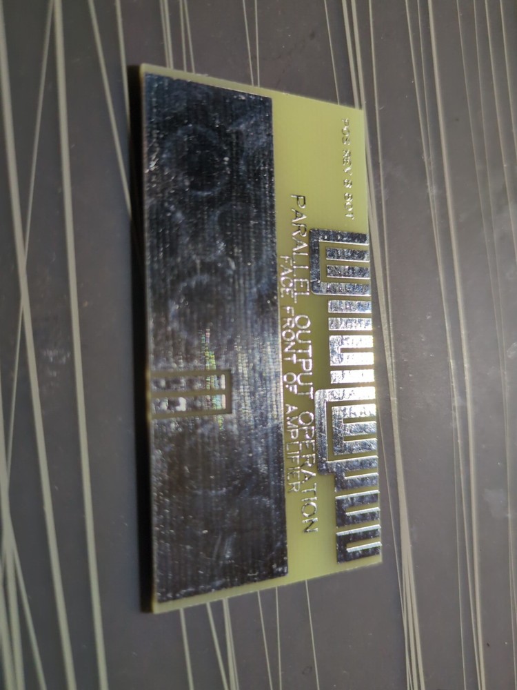 (1) Hifonics Generation X Parallel Output System Card Old School Rare