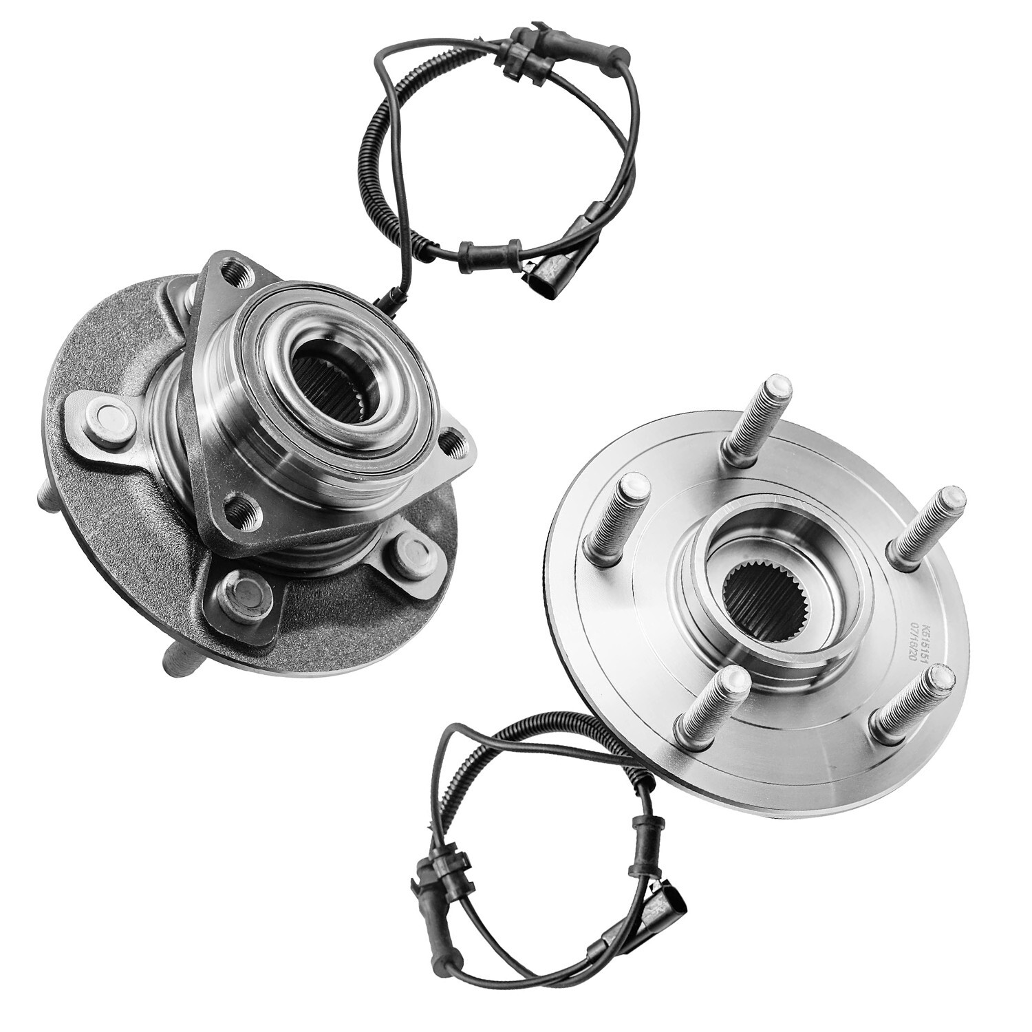 4WD Front CV Axles Wheel Bearing Hubs Suspension Kit for 2013 - 2018 Ram 1500
