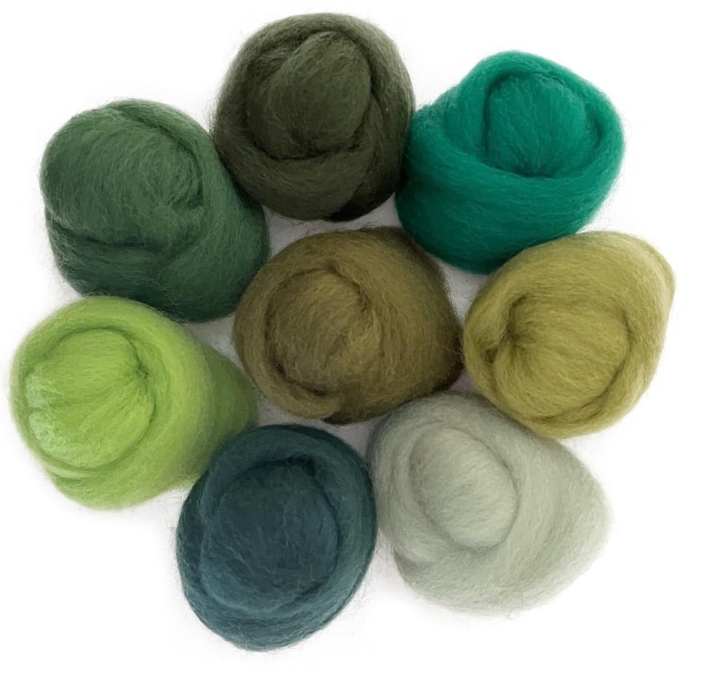 60172 Wool Roving 12", .25 Ounce, 8-Pack