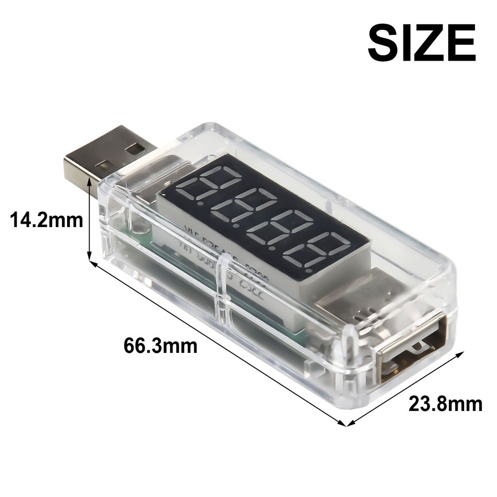 Mobile Power Tester USB Voltage Current Meter Accurate Range High Precision