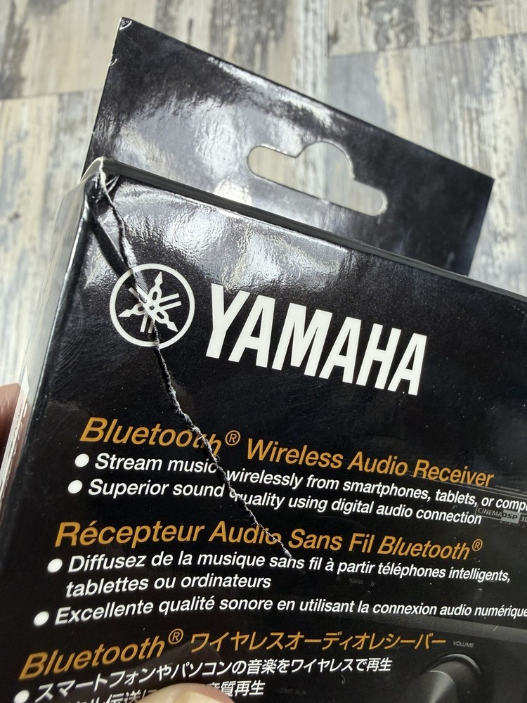 Yamaha YBA-11 Bluetooth Audio Receiver Adapter Black - NEW OPEN BOX