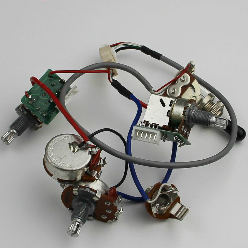 1 Set Epiphone Guitar Wiring Harness 2V2T PULL/PUSH POT Switch For SG LP Dot OEM