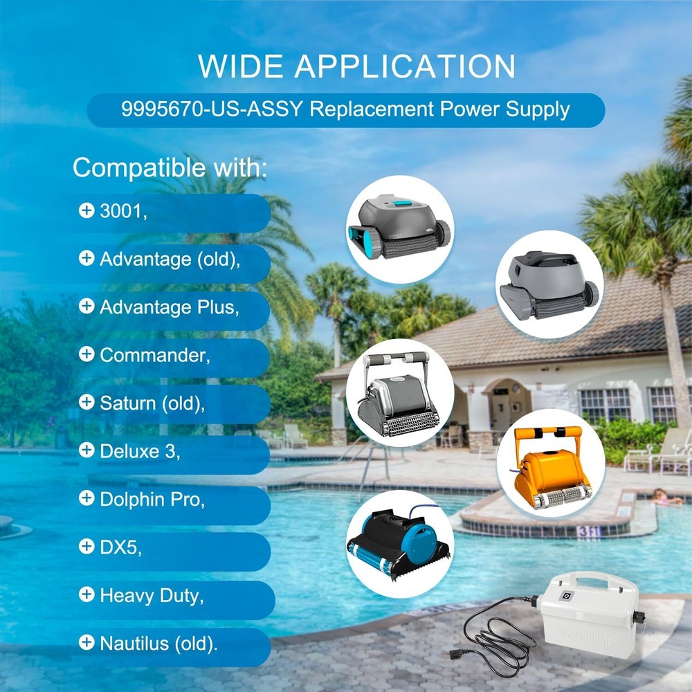 9995670 Assy Power Supply Unit For Dolphin Robotic Pool Cleaners Basic Models