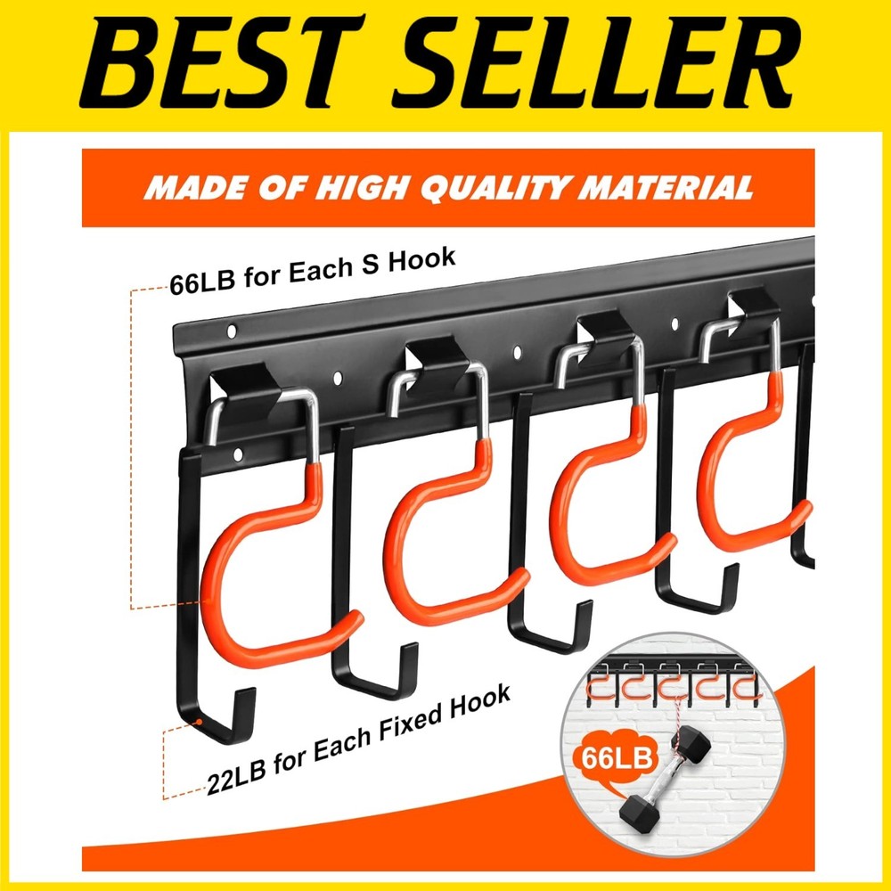 Adjustable Garage Tool Organizer - Wall Mount Storage