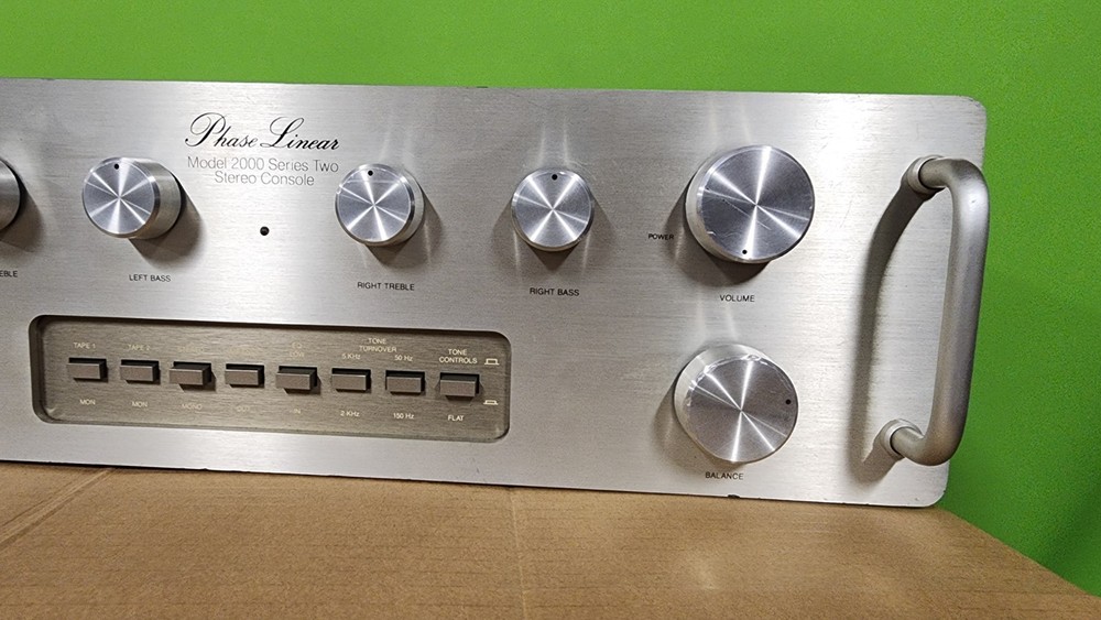 Vintage Phase Linear Model 2000 Series Two Console Preamp Preamplifier Works