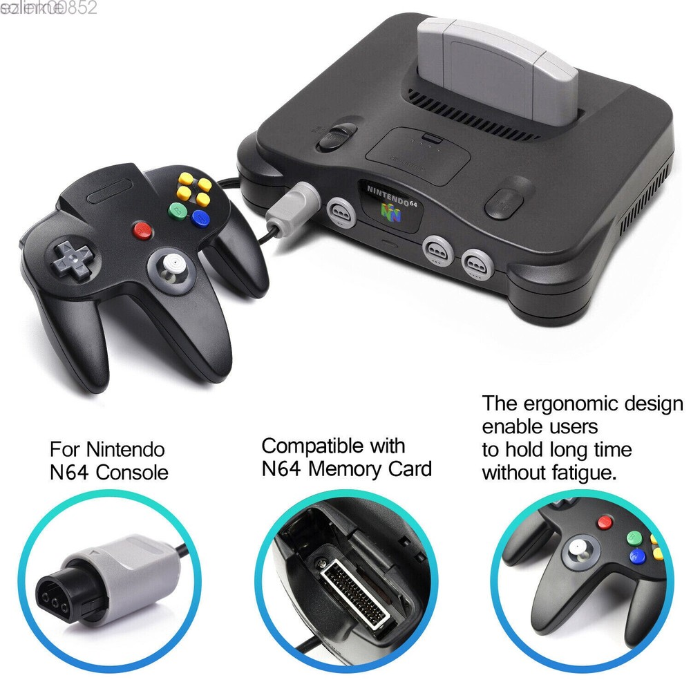Classic Nintendo 64 N64 Remote Controller Gamepad Control Joystick US
