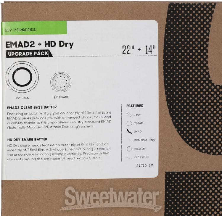 Evans Dual Drumhead Pack - Sweetwater Exclusive