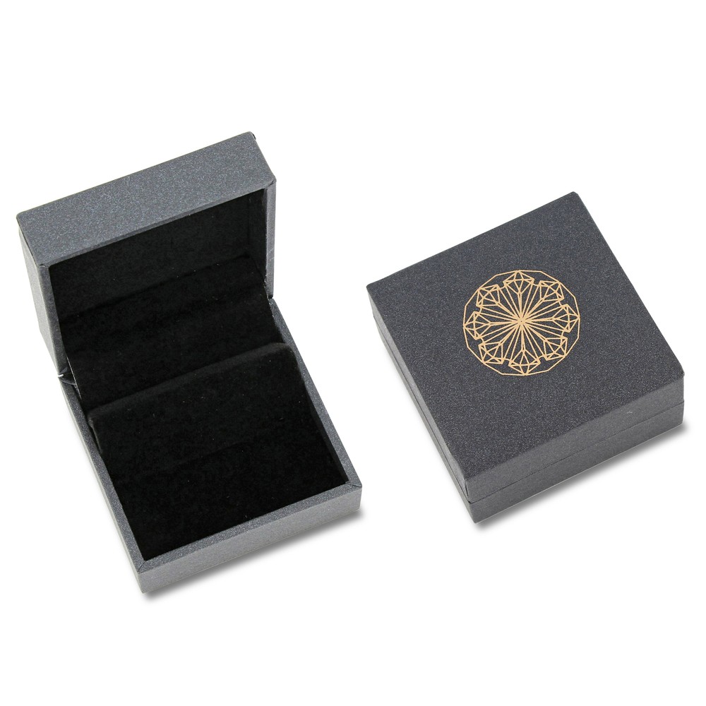 Amour Sterling Silver Created Sapphire Stud Earrings