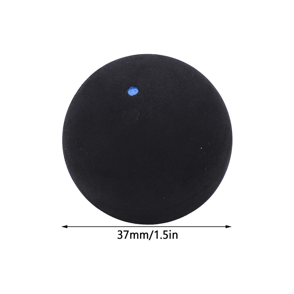 Fydun 37Mm Single Dot Squash Balls Rubber Squash Racket Balls for Beginner Co...