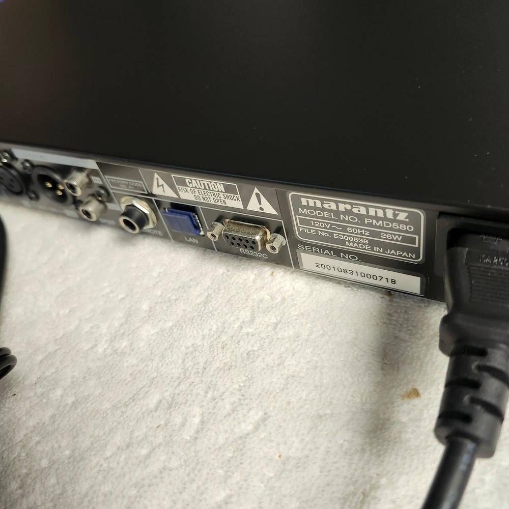 Mint Marantz PMD580 Balanced XLR AES Digital Networked Solid State Recorder