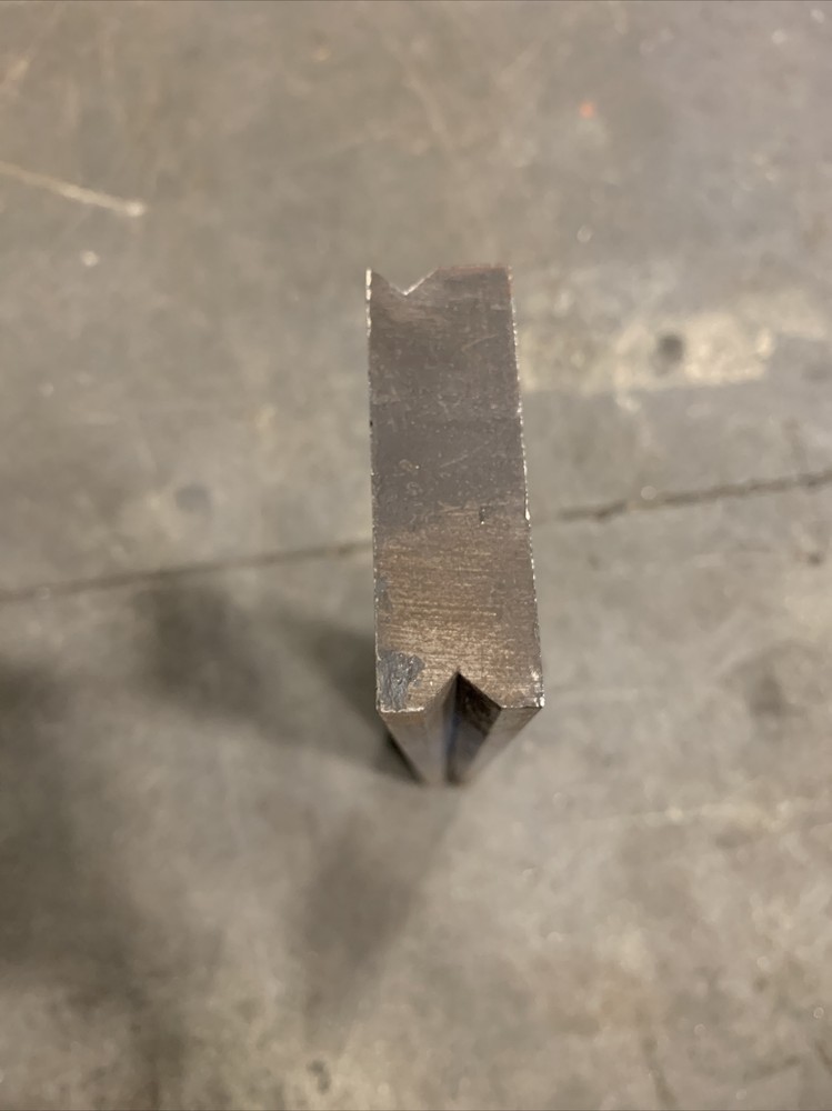 16.25” Double Sided Die With Offset Used Press Brake Tooling