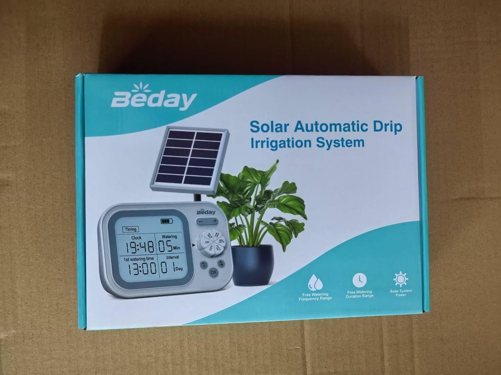 Solar Automatic Drip Irrigation System Houseplant Auto Self Watering Device W...