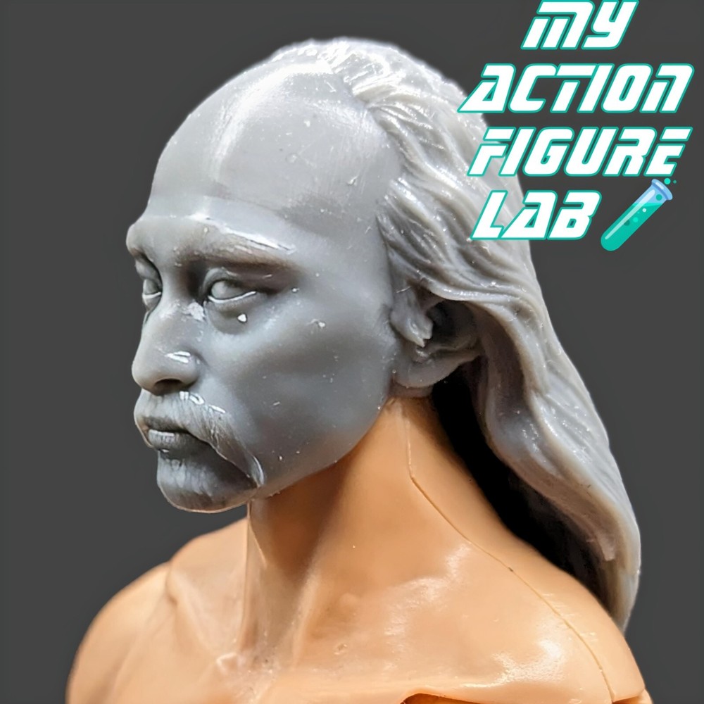 Al Leong 3D Print Custom Head Sculpt Unpainted