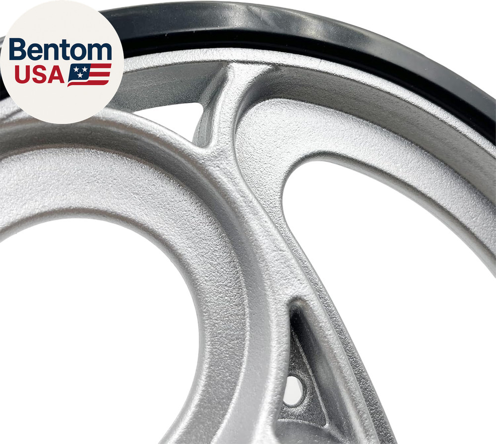 2 Pcs 10" Replacement Wheels for Rollator Walker Wheelchairs Walker Wheels Repla