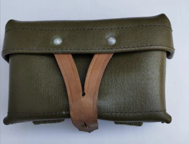 Chinese Military Surplus SKS Stripper Clip Leather Ammo Pouch for 7.62x39