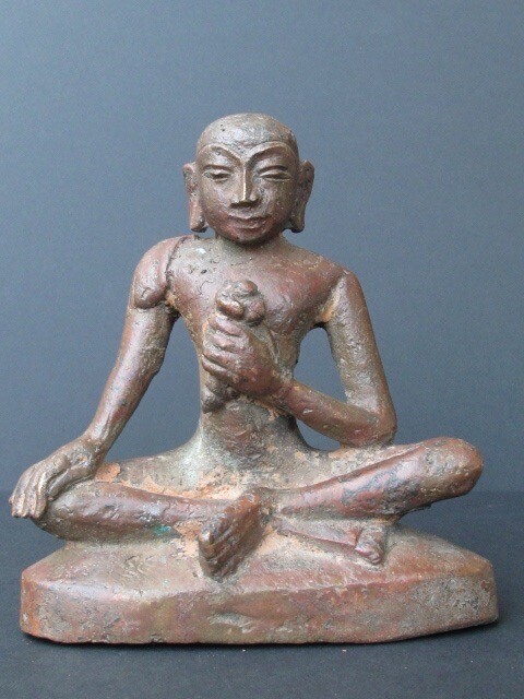Antique Bronze Monk, Burma
