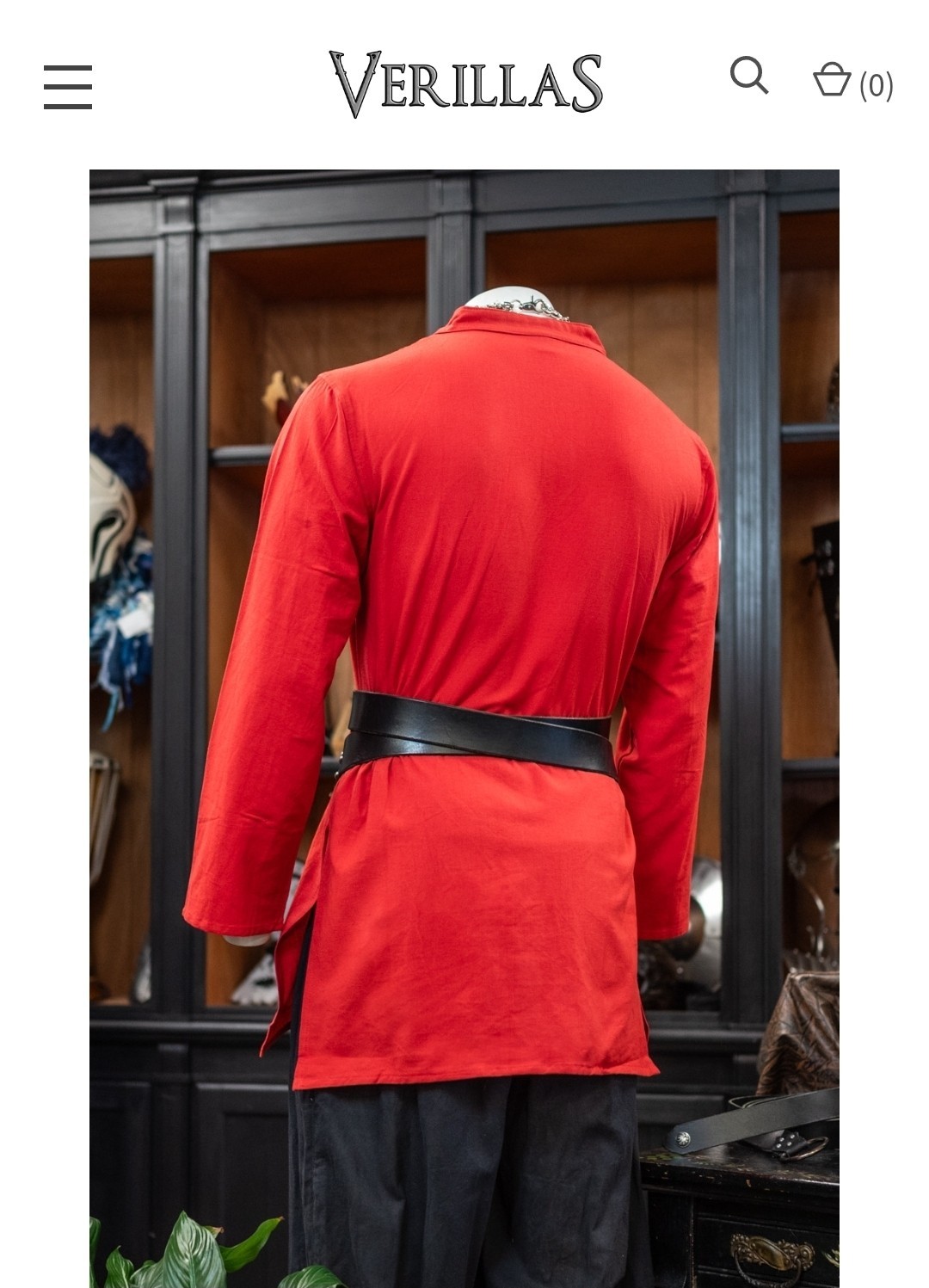 Verillas Berserker Long Tunic Red MEDIUM