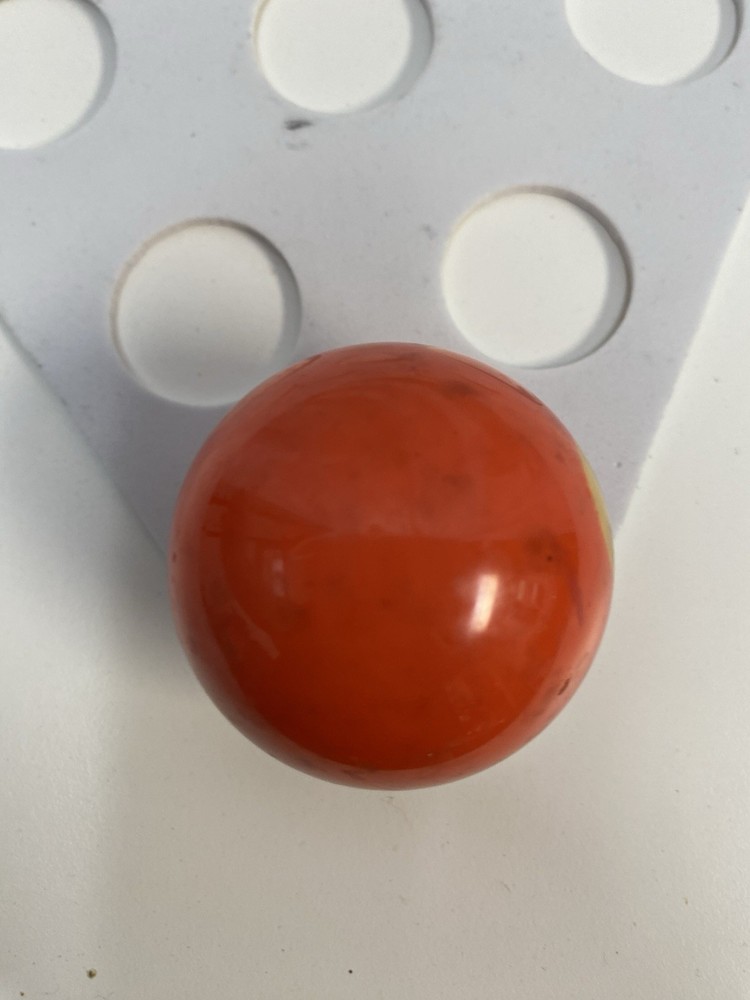 Pool Table Replacement Billiards #5 Ball Orange Solid Vintage
