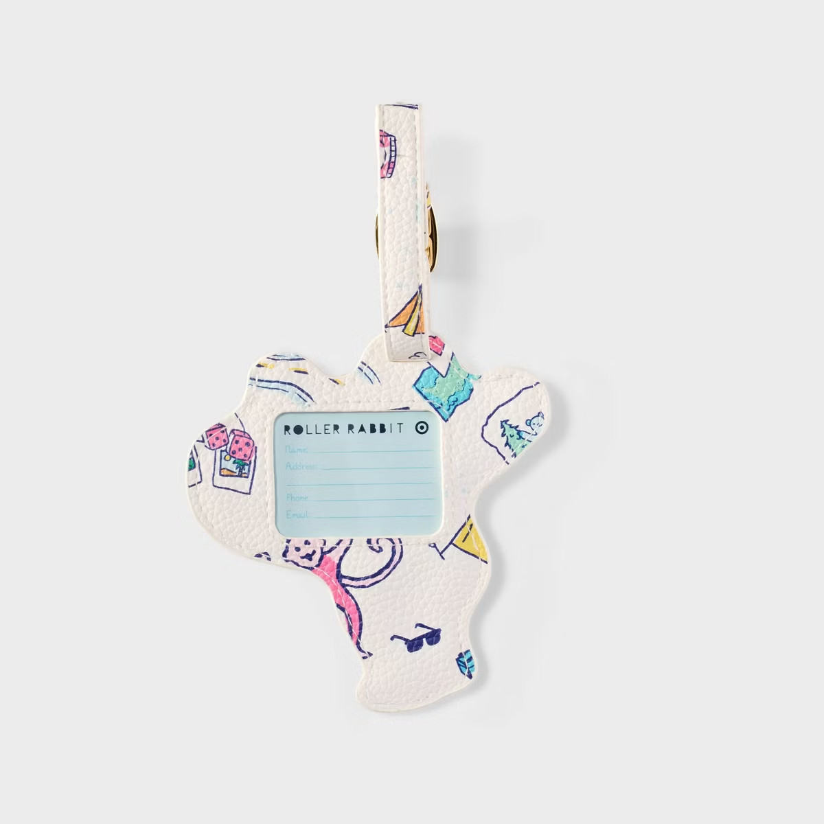 Roller Rabbit X Target Sea Life Monkey Luggage Tag Roadtrip NWT