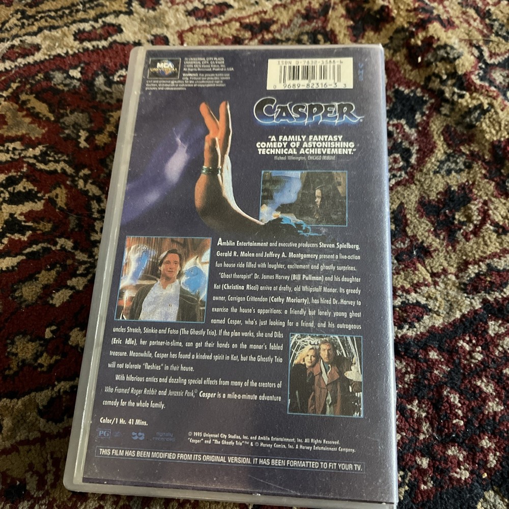 Casper (VHS, 1997, Clamshell)