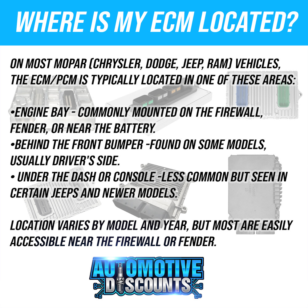 2007 Dodge Dakota 3.7L MT ECM PCM ECU Engine computer Programmed 05094611