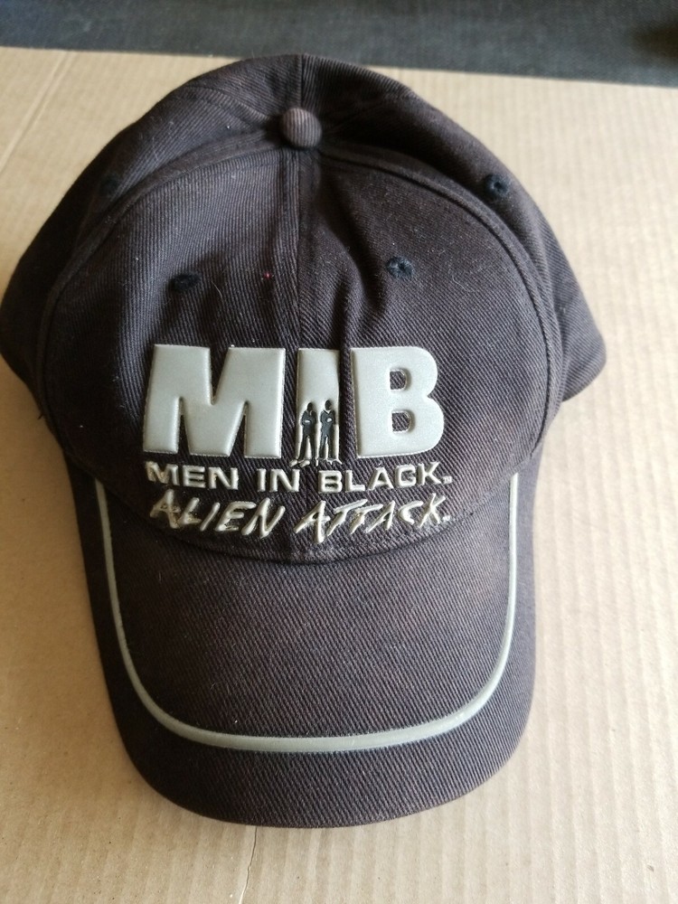 Men In Black Alien Attack Universal Studios Florida Fitted Hat Cap M/L