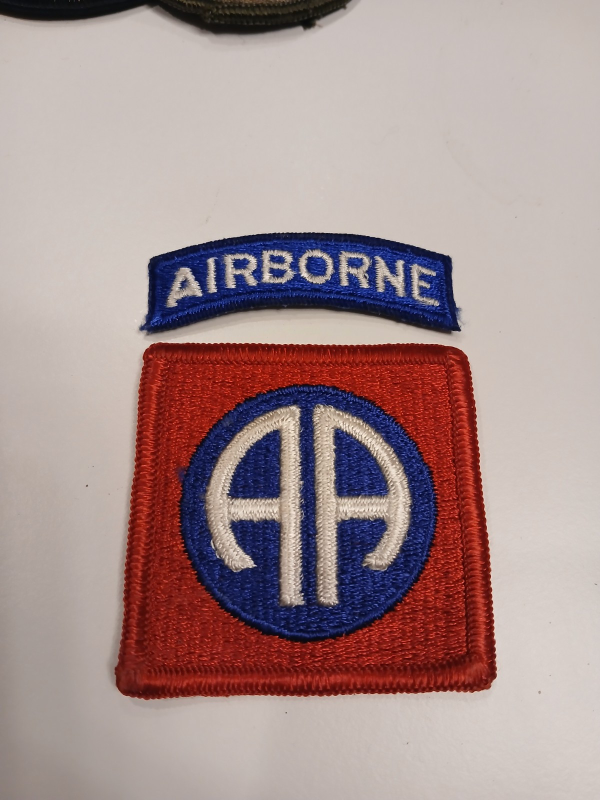 US Army 82nd Airborne Patch AA All American Red White Blue New