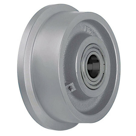Zoro Select Spk 75K Caster Wheel,1545 Lb. Load,Silver Wheel