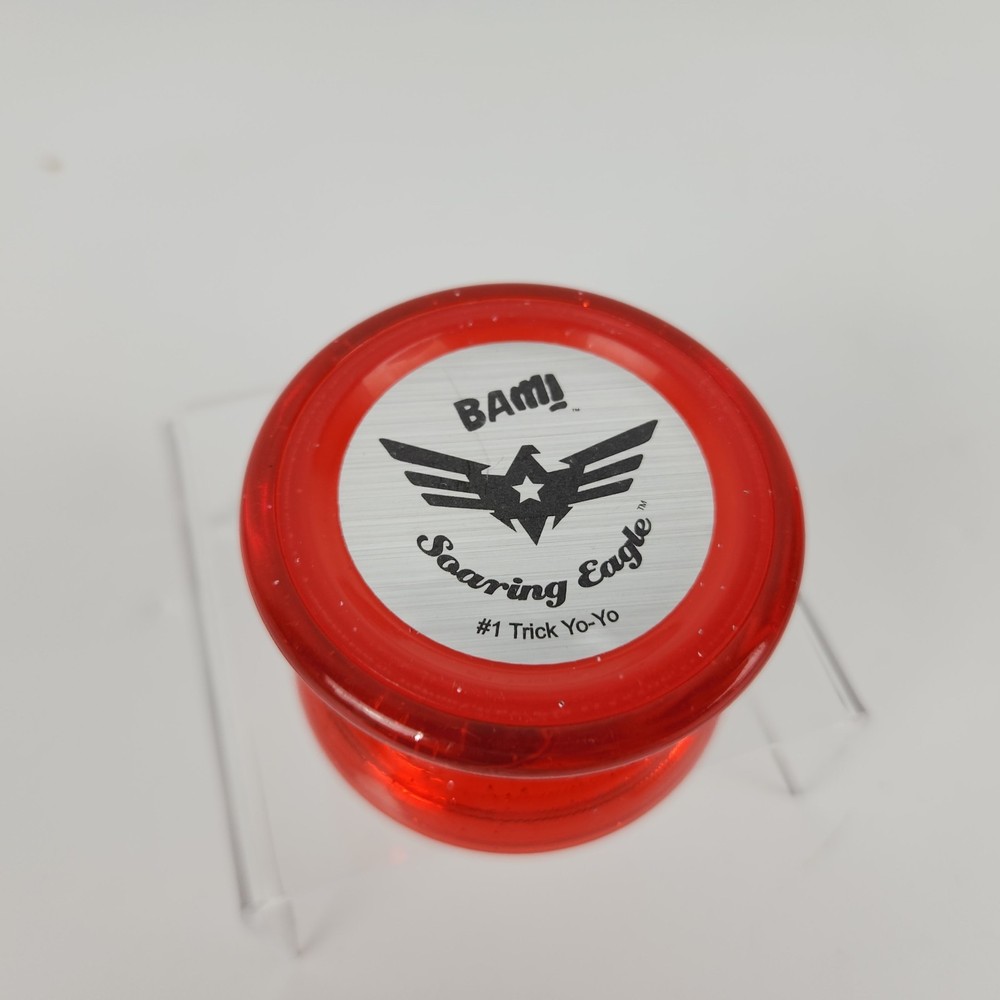 Bam Soaring Eagle Trick Yoyo Red with Sparkles