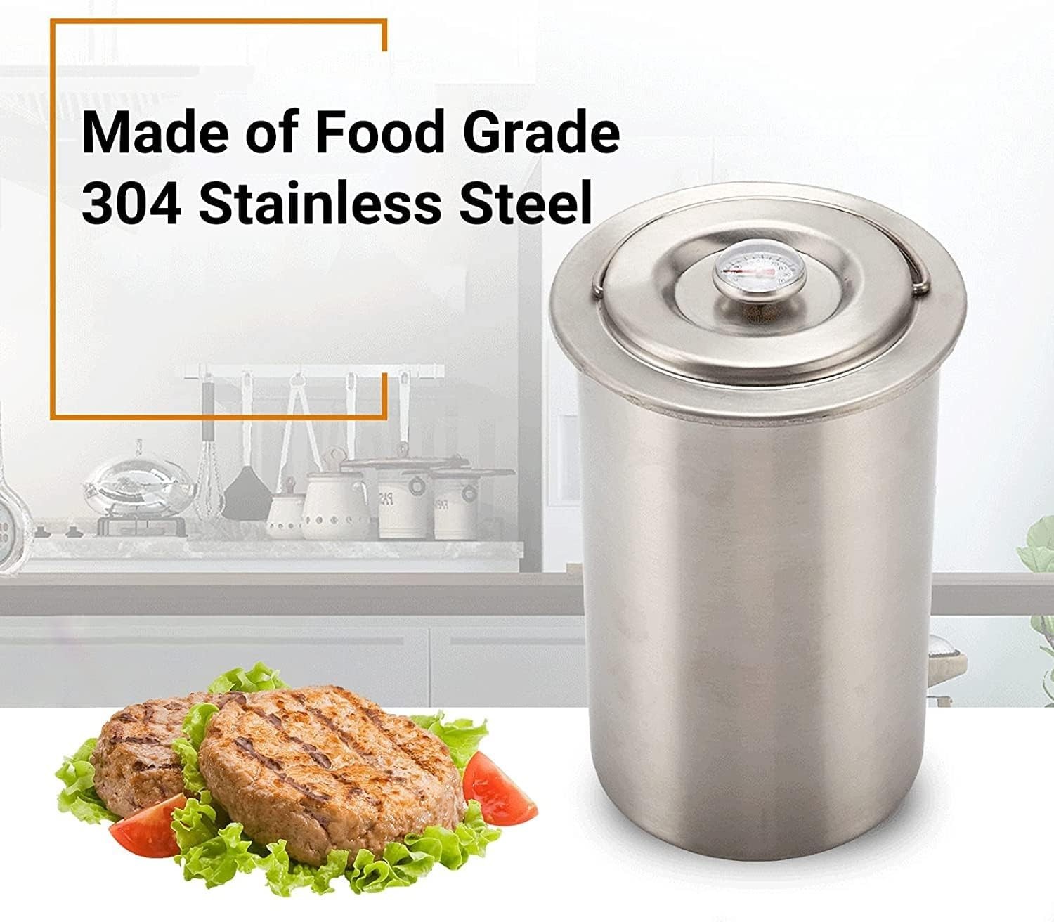 Ham Maker Meat Press Stainless Steel Sandwich Cooker for Deli Meats Lunch Mold