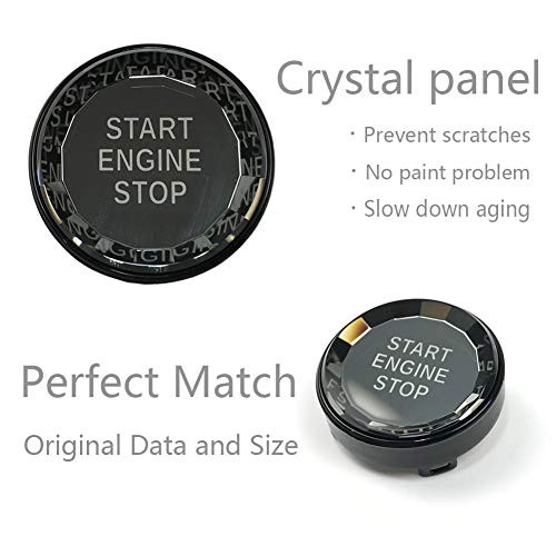 crystal style engine start stop switch ignition button fit E chassis code E60
