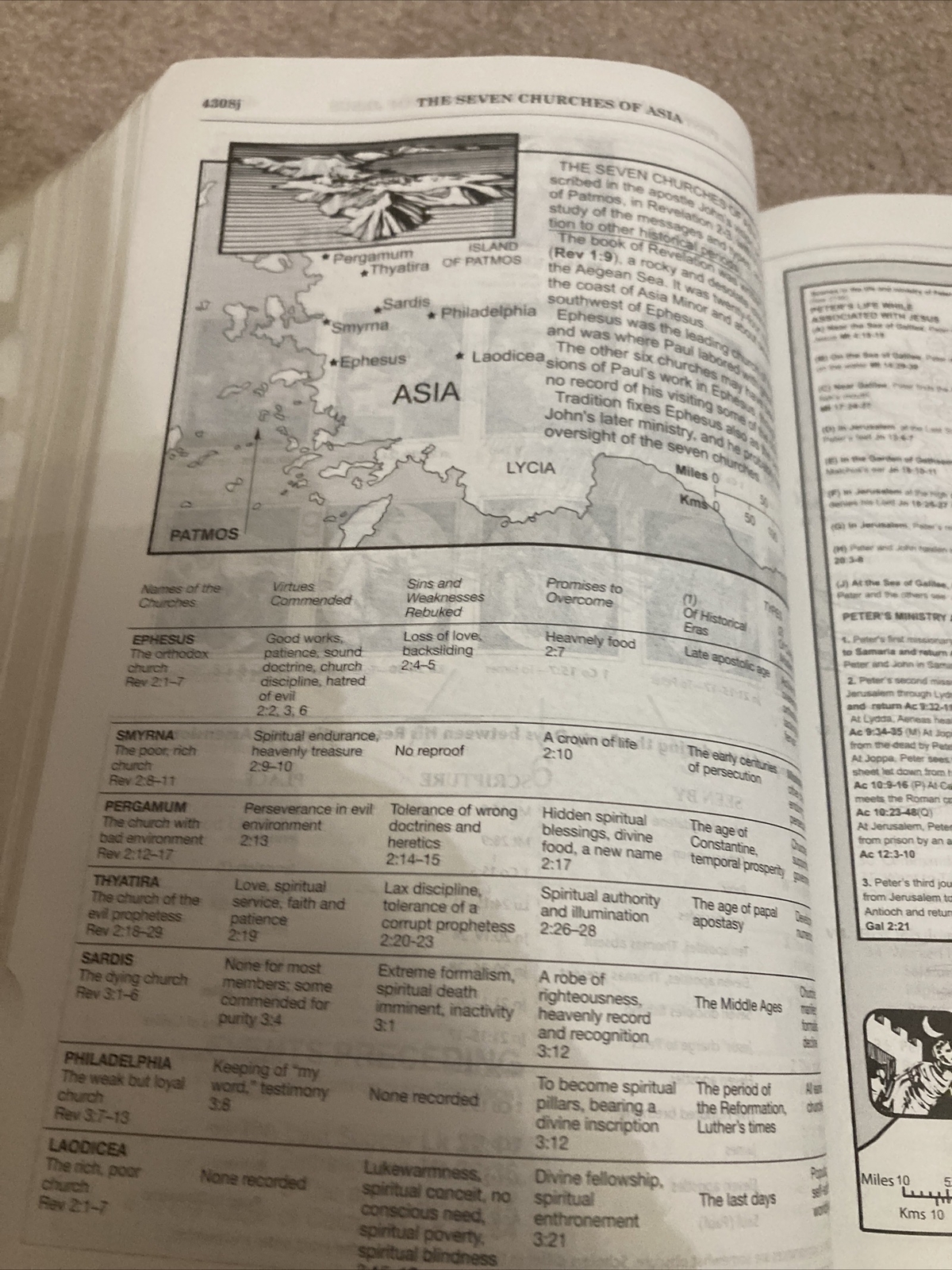 ESV THOMPSON CHAIN REFERENCE BIBLE RED LETTER THUMB INDEXED BROWN LEATHER SOFT