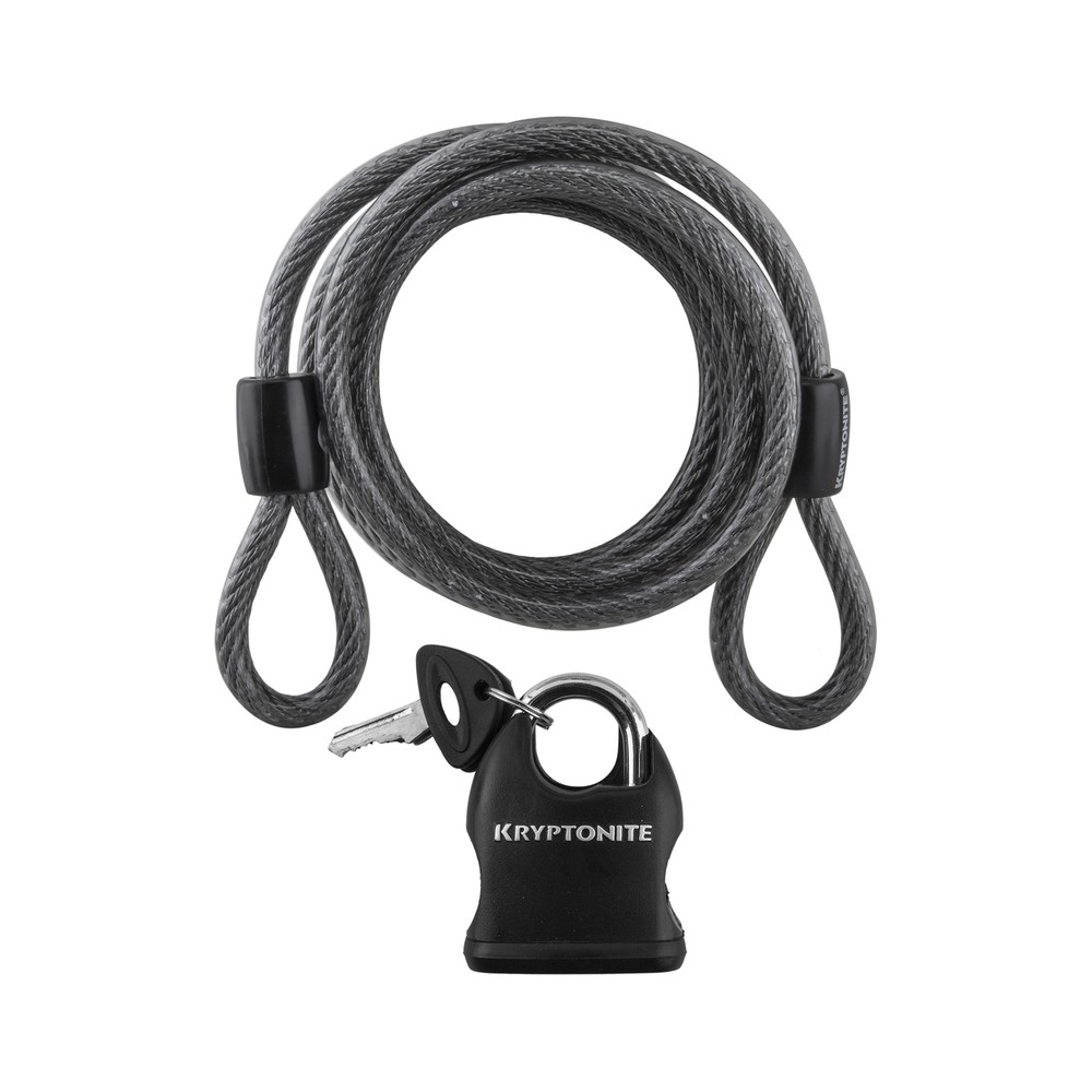 Kryptonite KryptoFlex Cable Lock with Key: 6' x 8mm