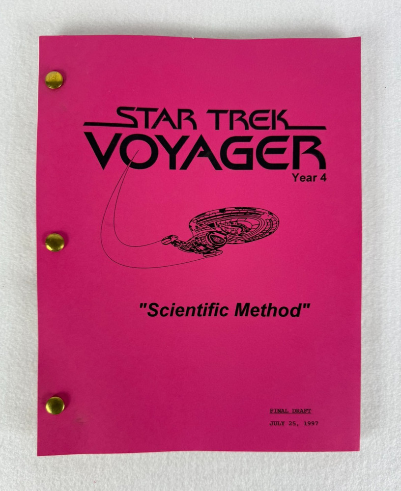 Star Trek Voyager “Scientific Method” Final Draft Studio Script 07/25/1997