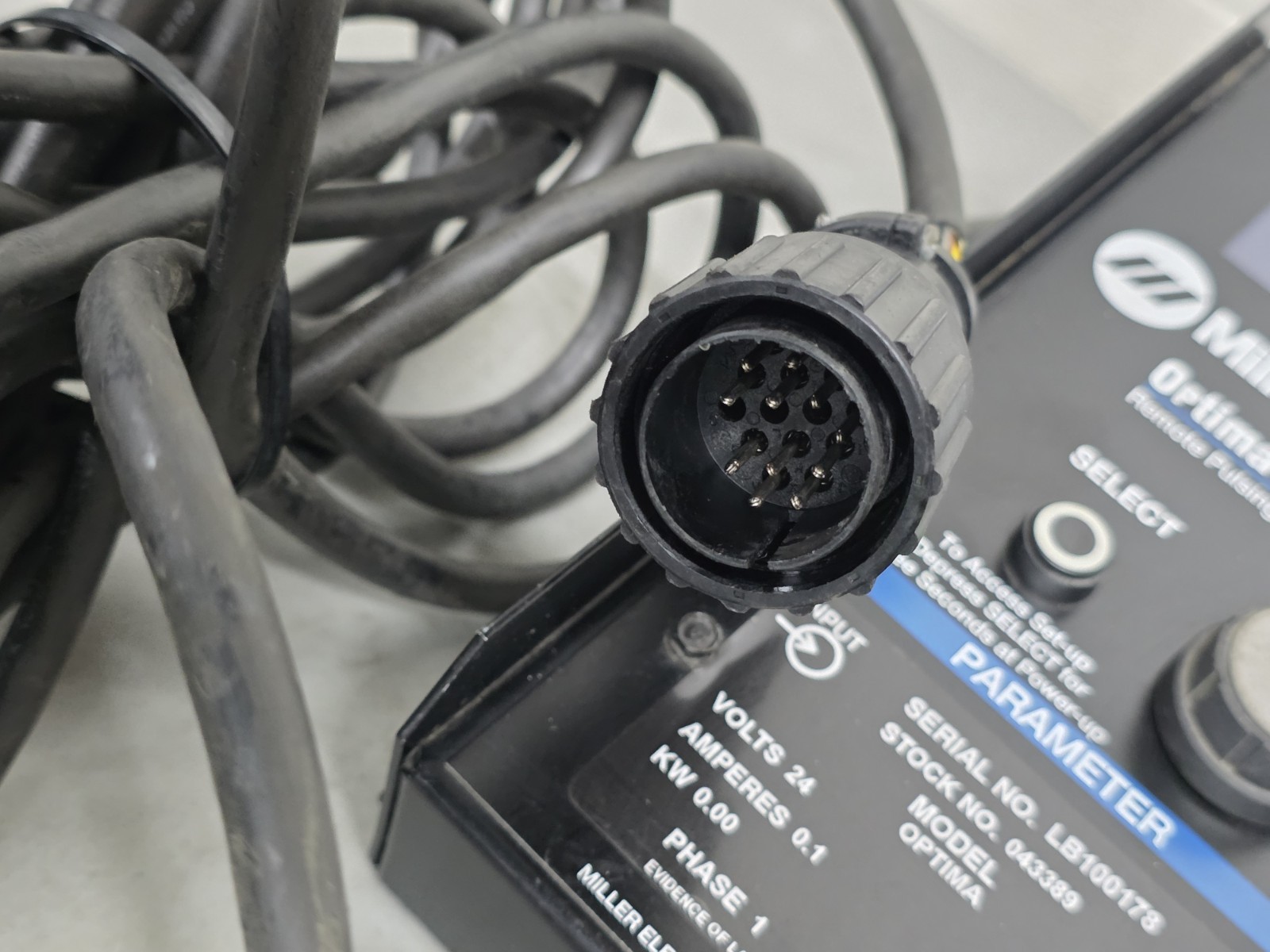 Miller Optima Welding Pendant Control 043389 #1