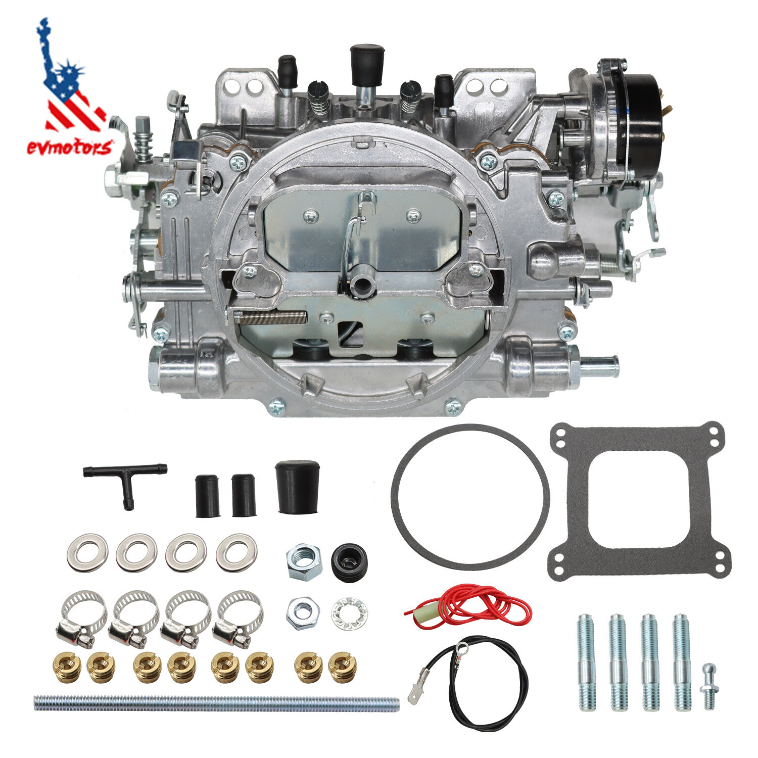 4 Barrel AVS2 650 CFM Carburetor Electric Choke For 1980-1987 GMC Chevrolet 1906