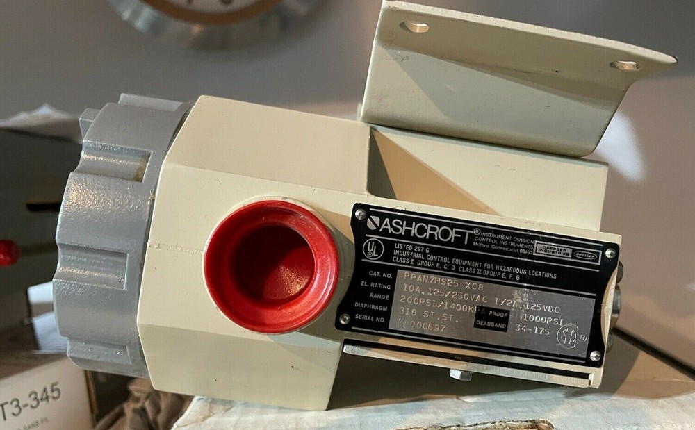 Ashcroft Pressure Switch PPAN7HS25 XC8