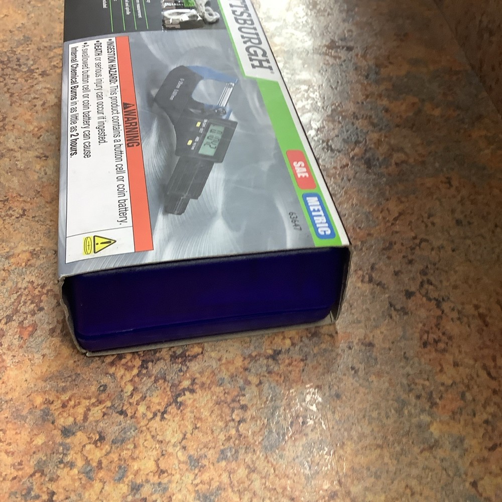 Pittsburgh Digital Micrometer #63647