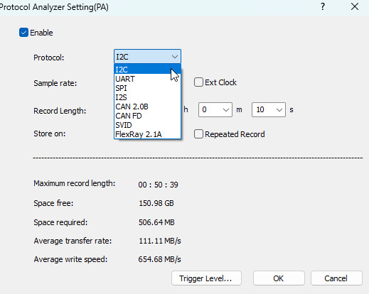 Zeroplus Logic Analyzer LAP-C Pro 32256M: 8Gbit Memory Size & 2GHz Sample Rate
