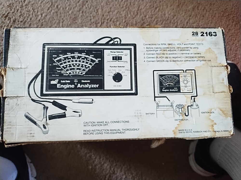 Vintage Sears Engine Analyzer