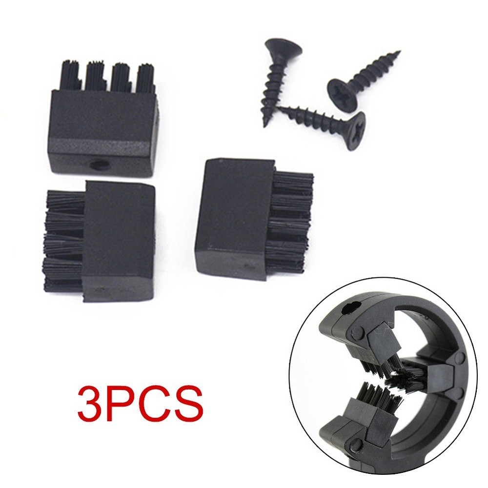 Increased Longevity Arrow Rest Brush Set 3pcs Replacement Brushes with Screws