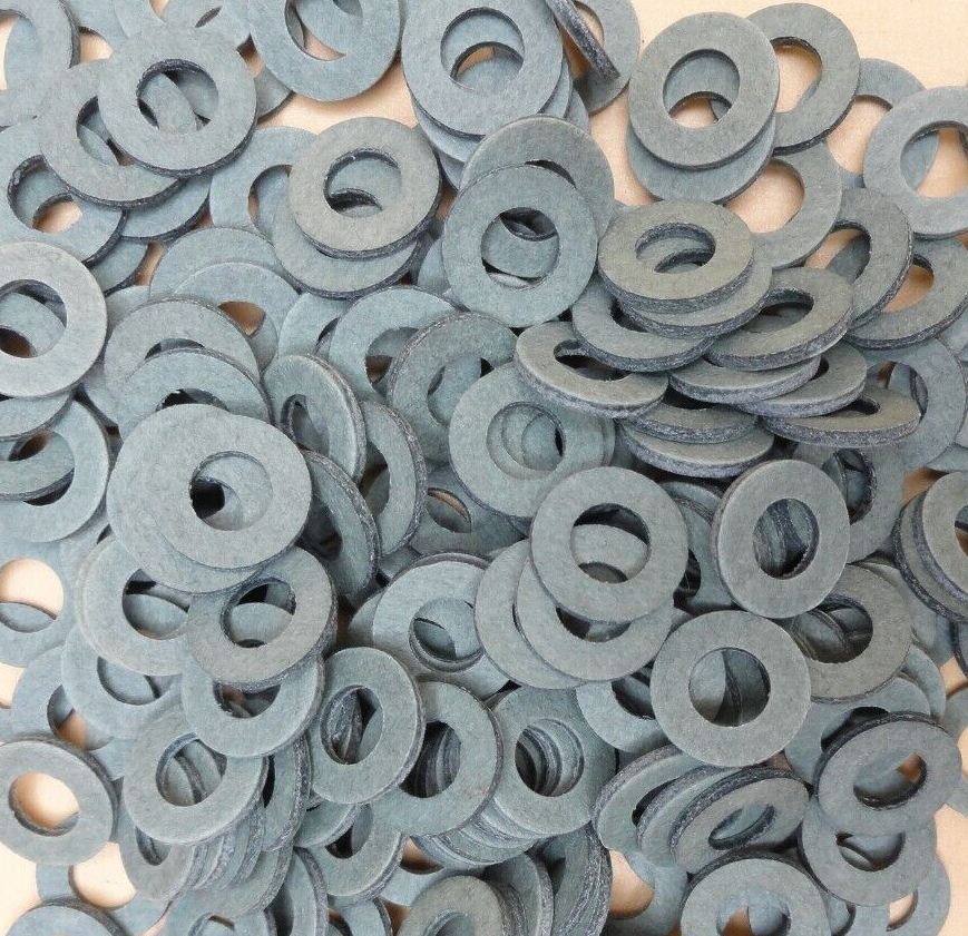 Gray Insulating Fiber Washer Standard Flat Washers (Qty 100)