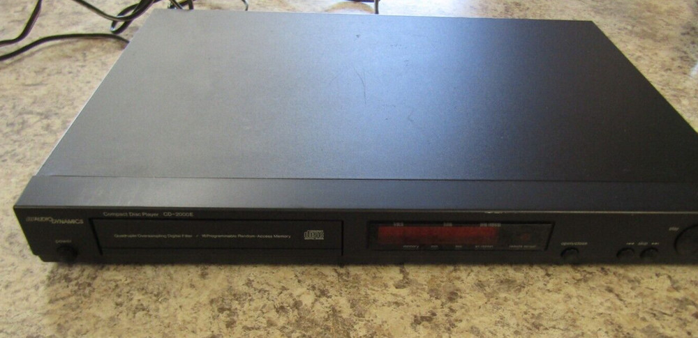 Audio Dynamics CD-2000E Single CD Player - Vintage 1988 - Tested Working