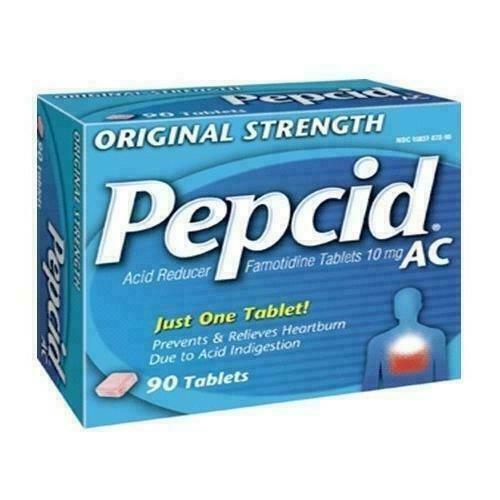 Pepcid AC Original Strength, Acid Reducer, 90 Tablets, Exp: 2026+