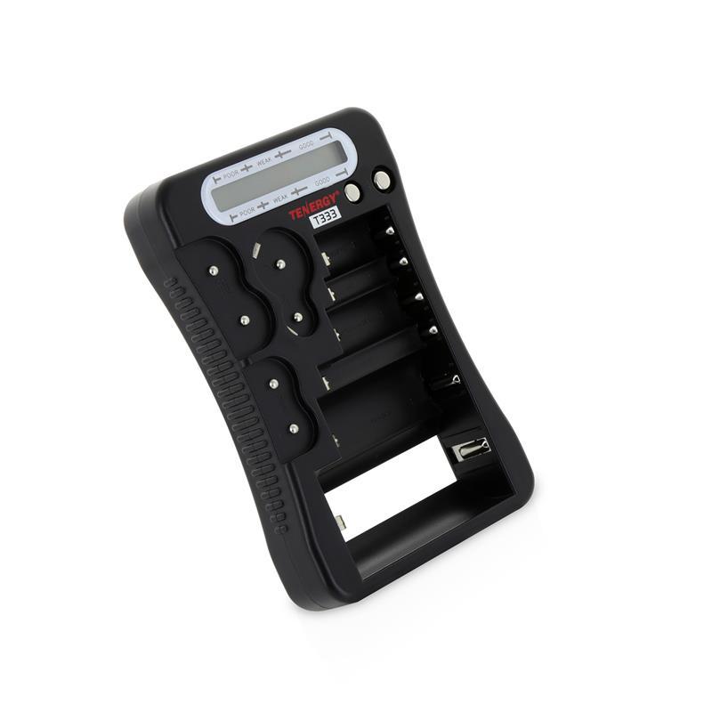 Tenergy T-333 Universal Battery Tester AA/AAA/C/D/9V/CR123A/CR2/CRV3/2CR5/CRP2