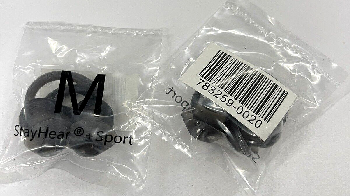 2 Pair BLACK OEM Genuine BOSE 773259-0020 StayHear+ Sport Ear Tips Size Medium