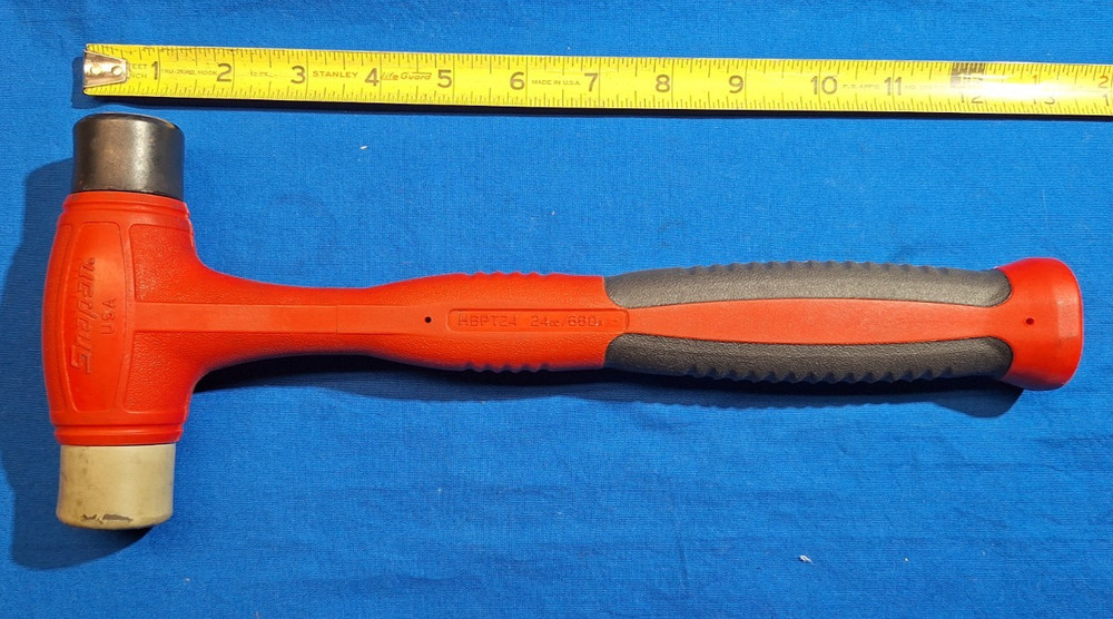 Snap-On HBPT24 24 OZ plastic tip soft faced hammer