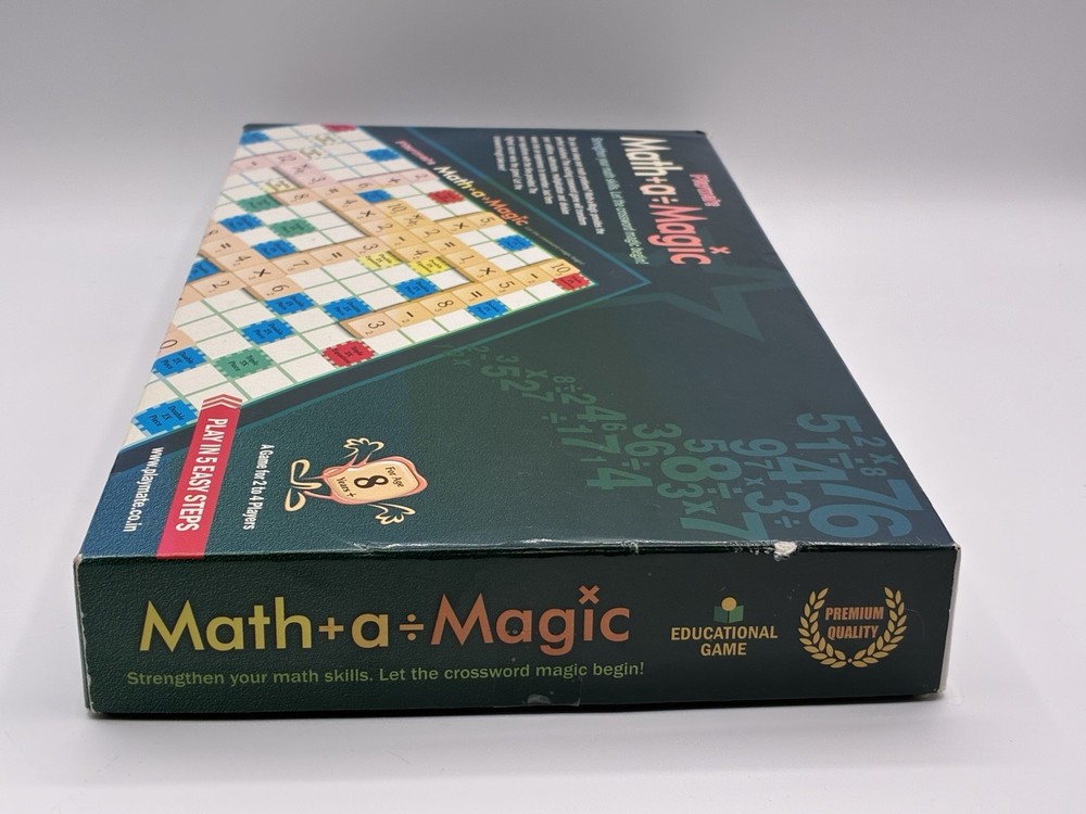 Playmate Math+a-Magic Educational Board Game Equation Puzzle- Hindi Instructions